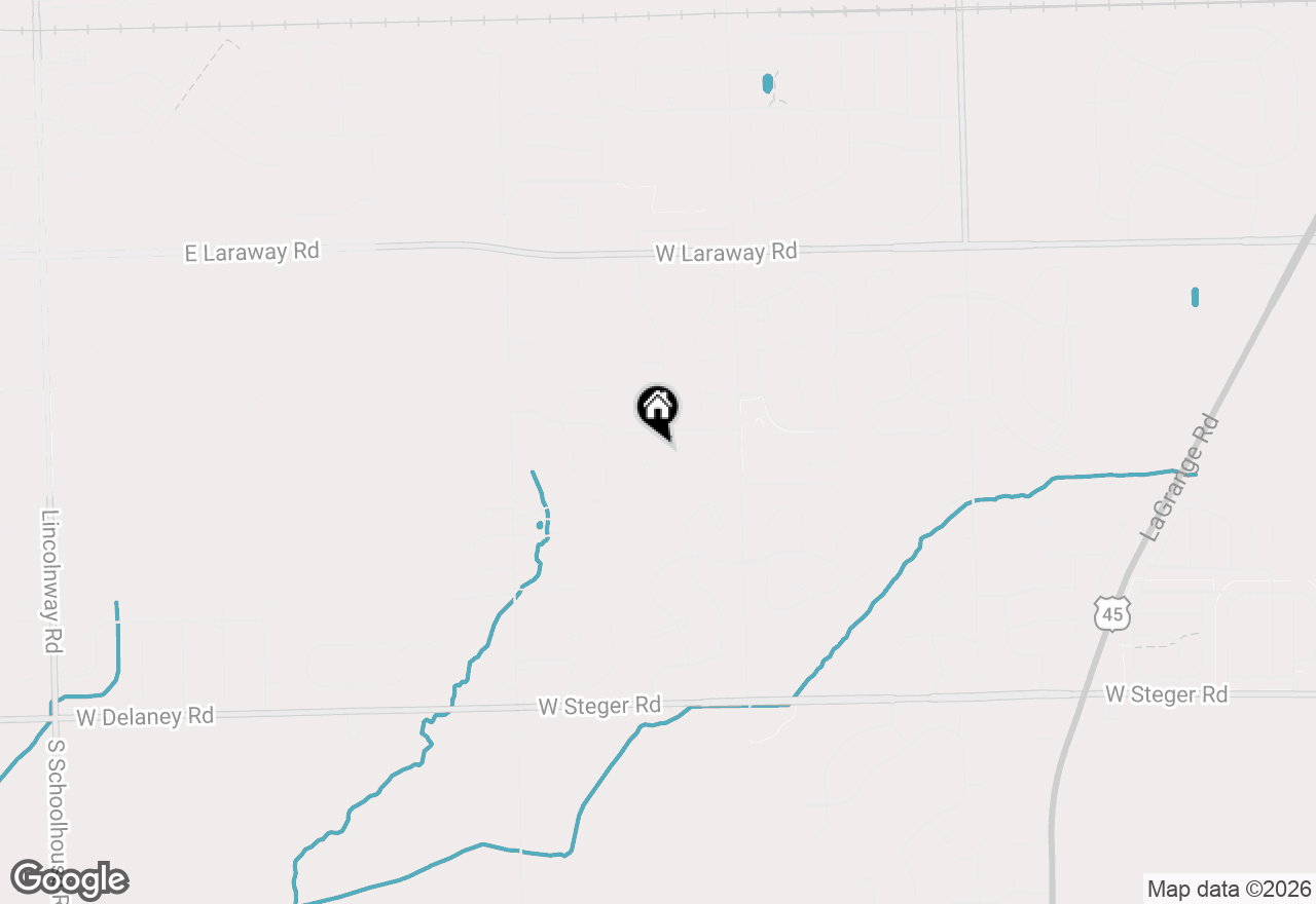 Map of 22627 Limestone Court, Frankfort, IL 60423
