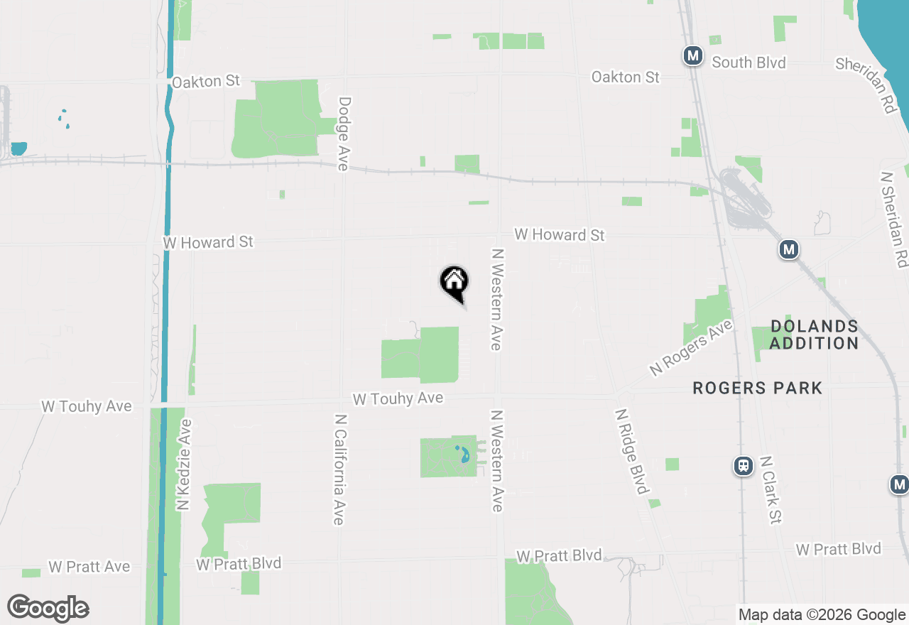 Map of 2504 W Jarvis Avenue, Chicago, IL 60645