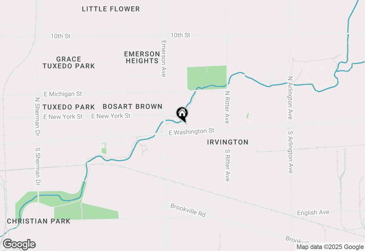 Map of 5181 E Pleasant Run Pkwy S Drive, Indianapolis, IN 46219