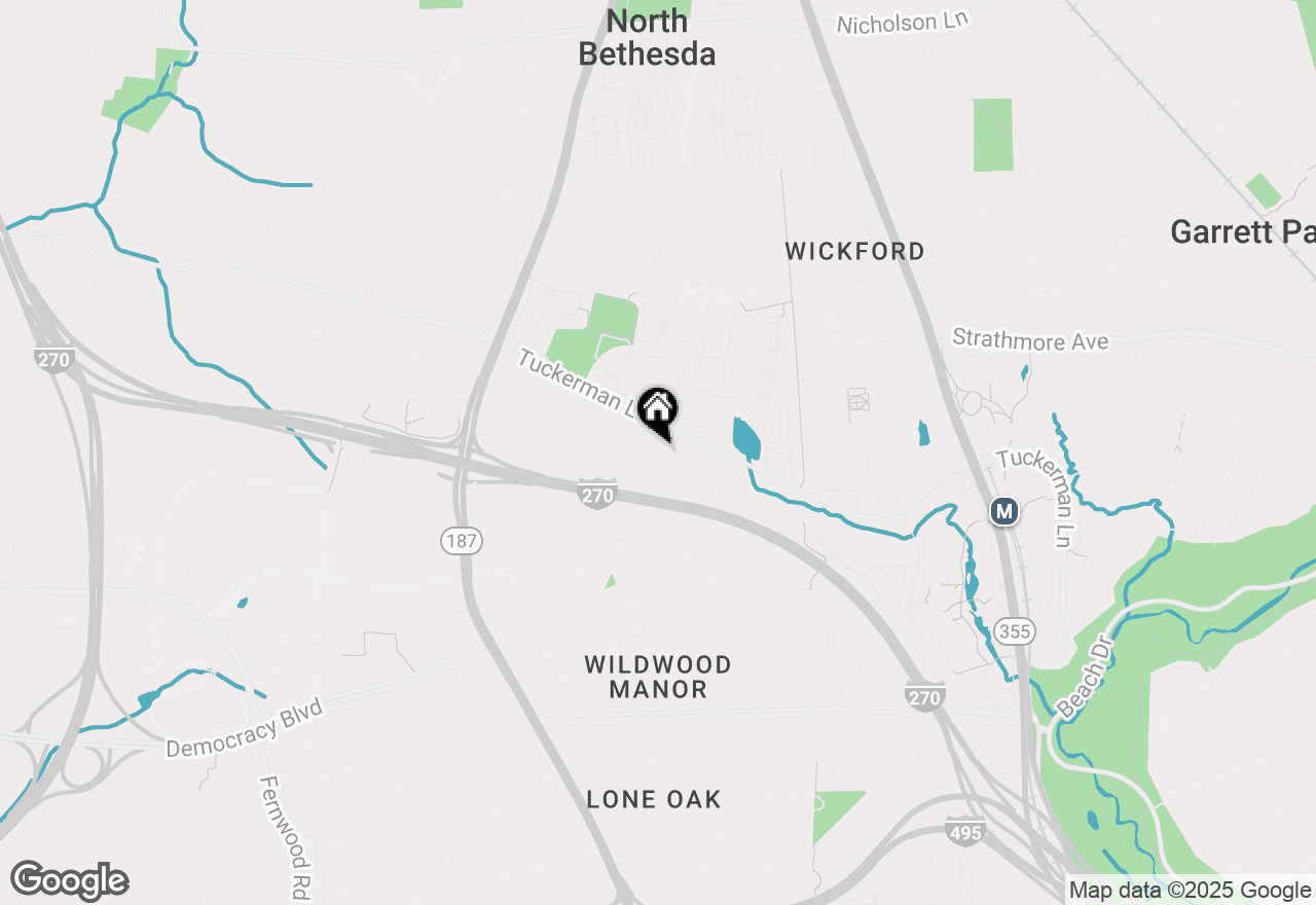 Map of 10703 Mist Haven, North Bethesda, MD 20852