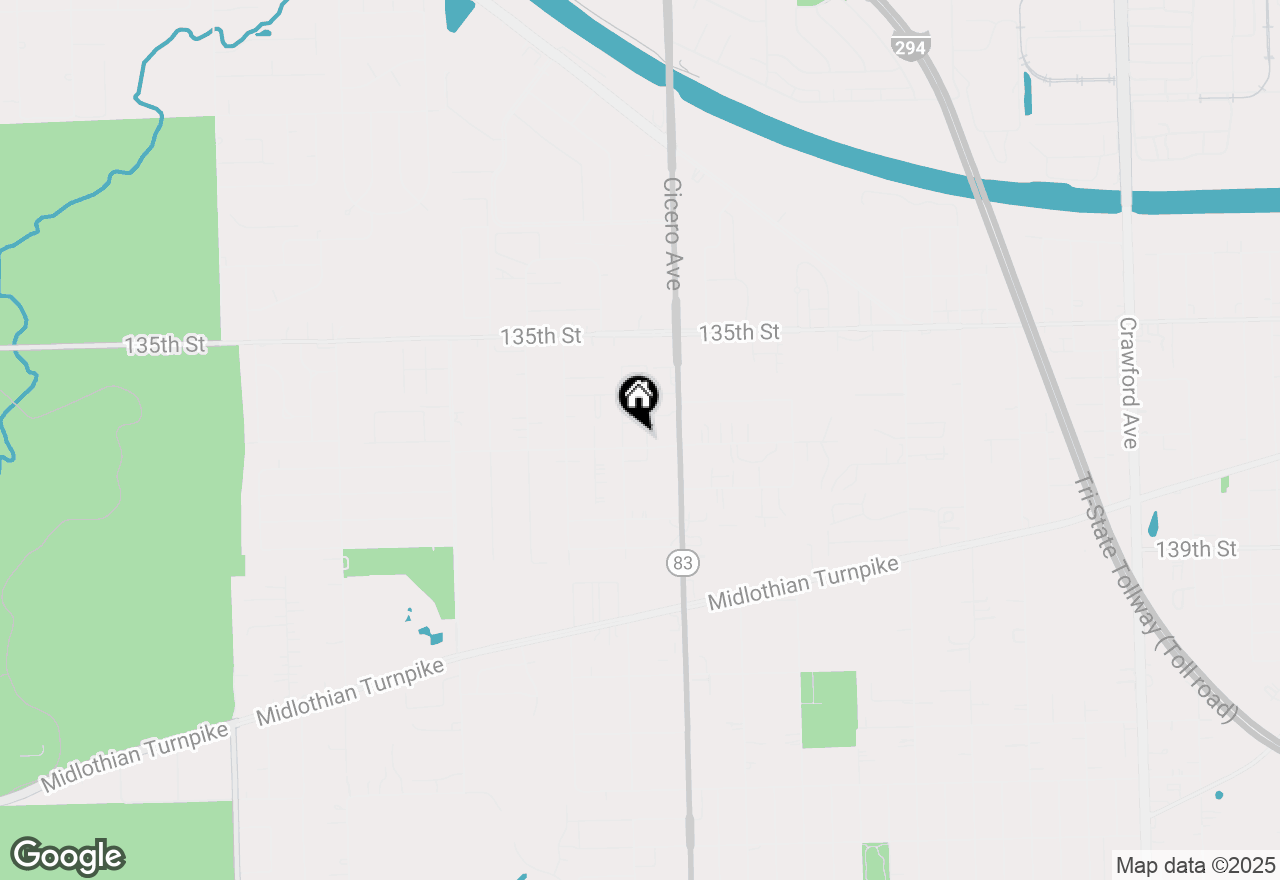 Map of 13651 Lamon Avenue #B09, Crestwood, IL 60418