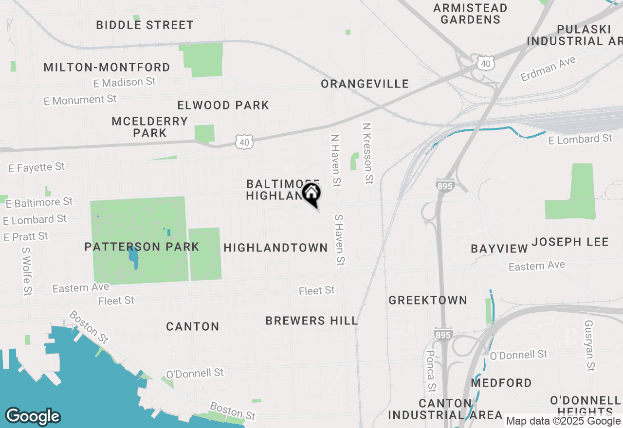 Map of 3806 Mount Pleasant Avenue, Baltimore, MD 21224