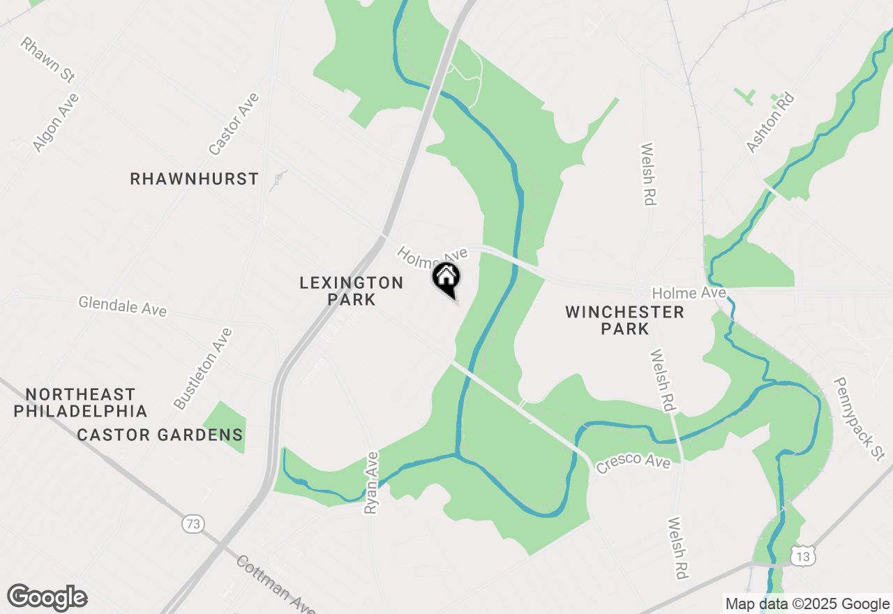 Map of 8128 Lister Street, Philadelphia, PA 19152