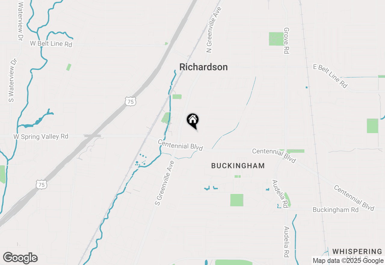 Map of 319 E Spring Valley Road, Richardson, TX 75081