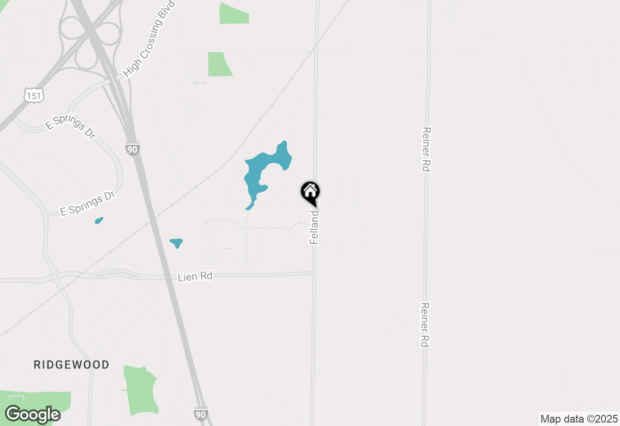 Map of 5872 Tranquility Trail, Madison, WI 53718