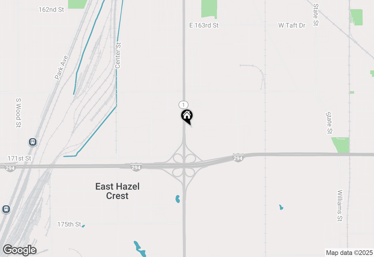 Map of 1311 W 172nd. Street, East Hazel Crest, IL 60429