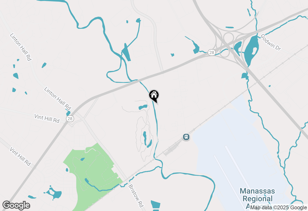 Map of 10204 Piper Lane, Bristow, VA 20136