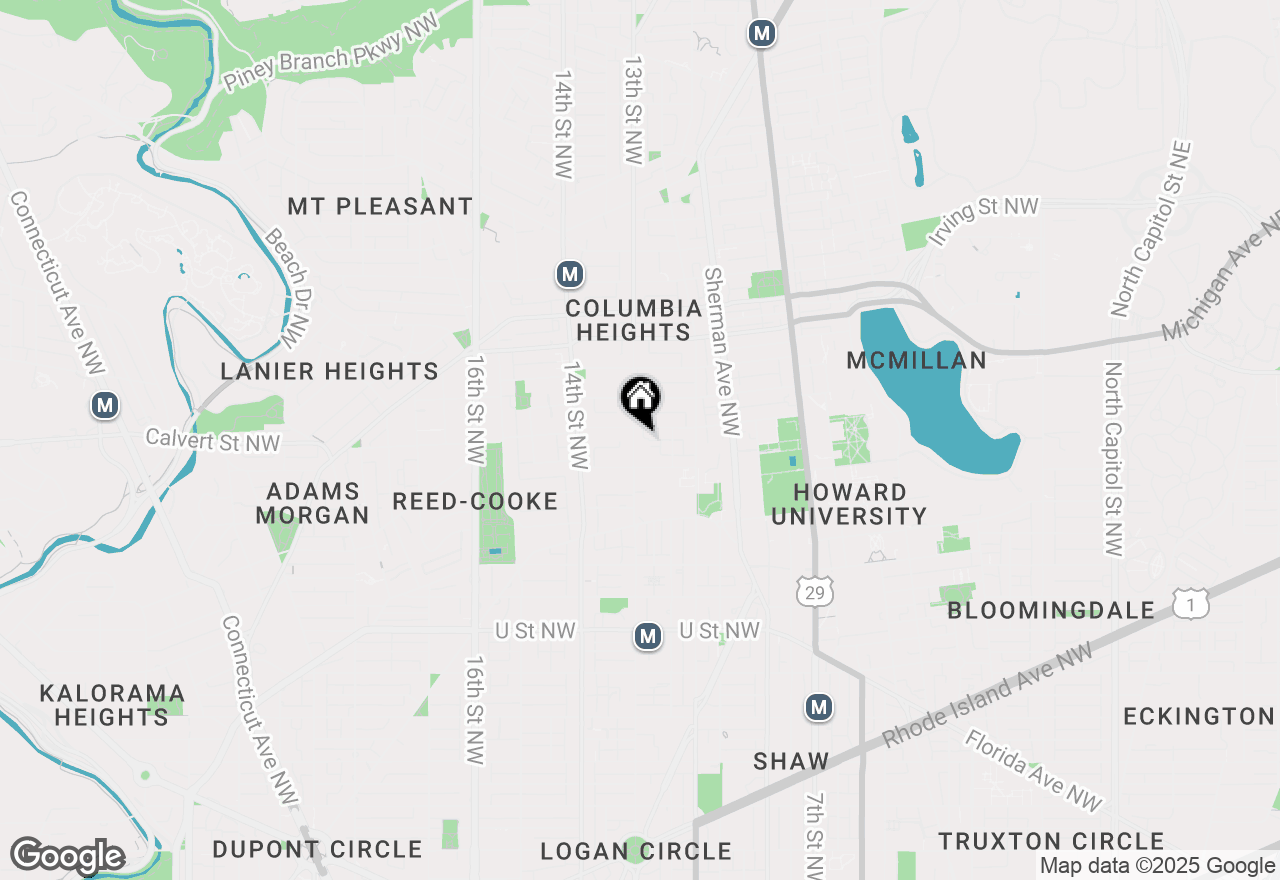 Map of 2535 13th Street Nw #101, Washington, DC 20009