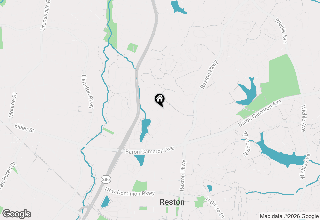 Map of 1661 Cedar Hollow Way, Reston, VA 20194