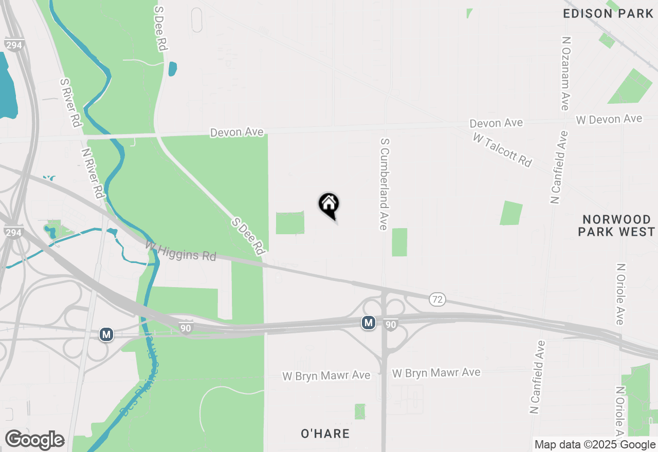 Map of 1610 S Greenwood Avenue, Park Ridge, IL 60068