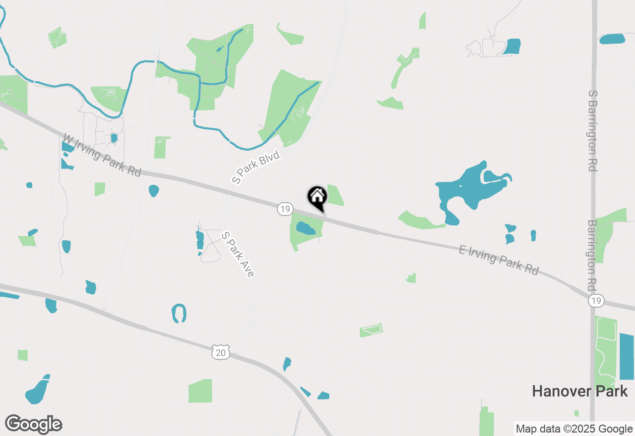 Map of 385 E Irving Park Road, Streamwood, IL 60107