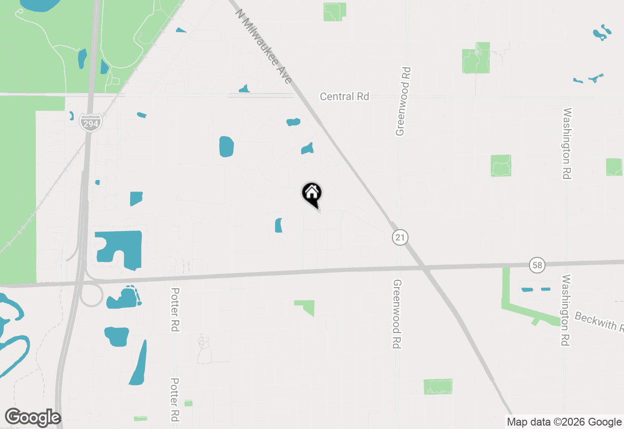 Map of 8936 Northshore Drive #1G, Des Plaines, IL 60016
