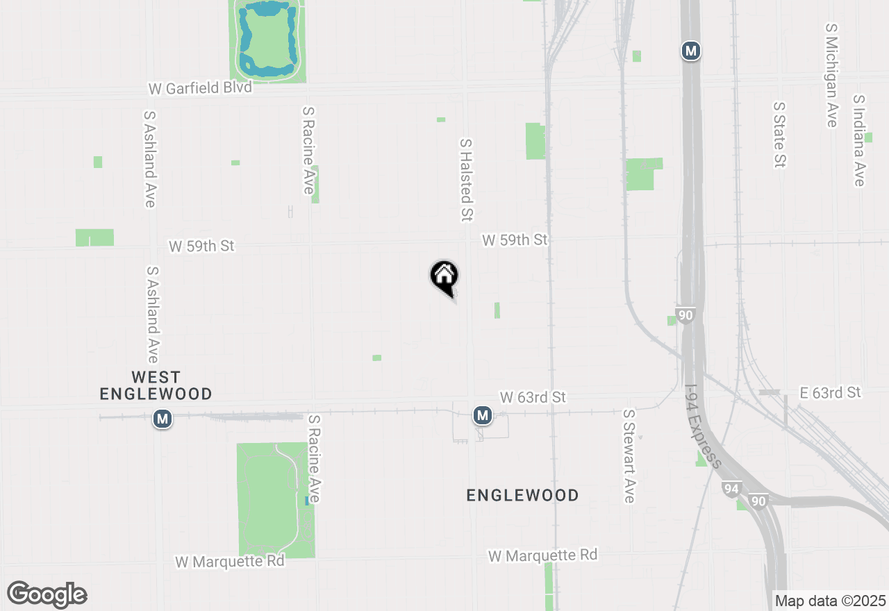 Map of 6036 S Green Street, Chicago, IL 60621