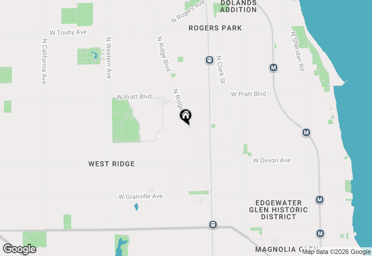 Map of 6600 N Ridge Boulevard #2, Chicago, IL 60626