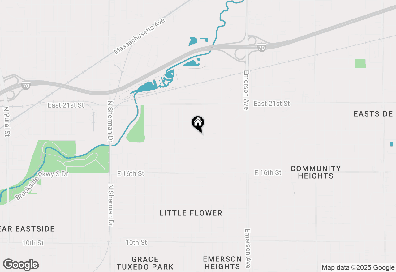 Map of 1905 N Bosart Avenue, Indianapolis, IN 46218