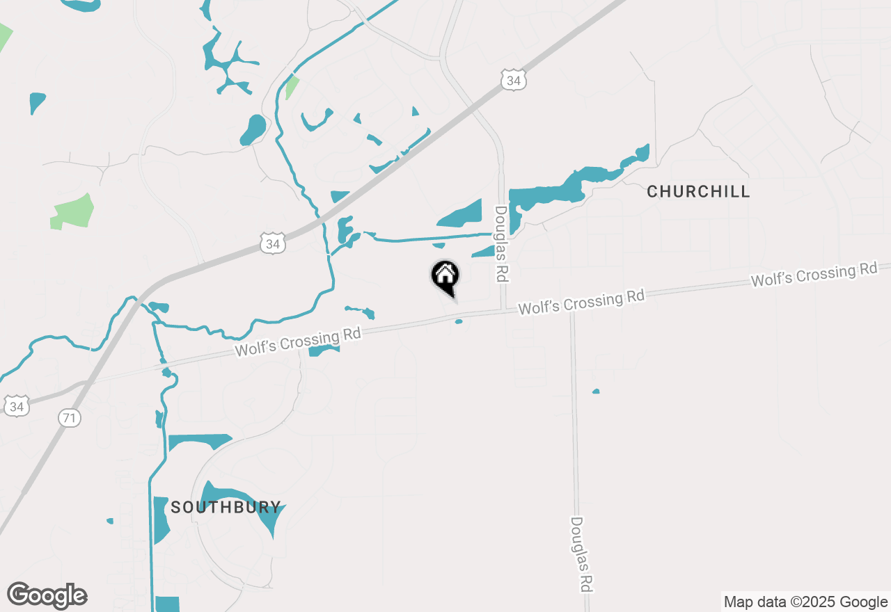 Map of 203 Julep Avenue, Oswego, IL 60543