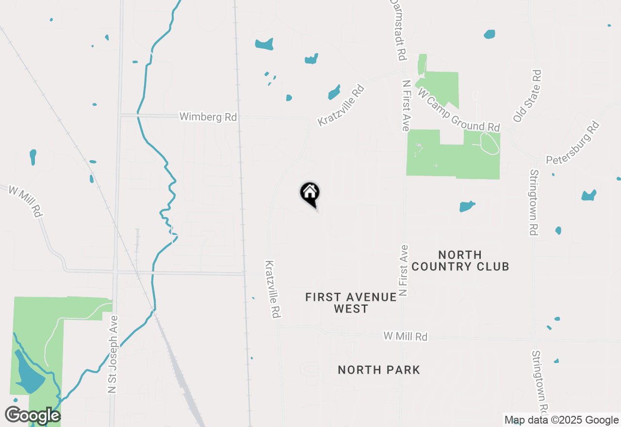 Map of 1335 Timberlake Road, Evansville, IN 47710