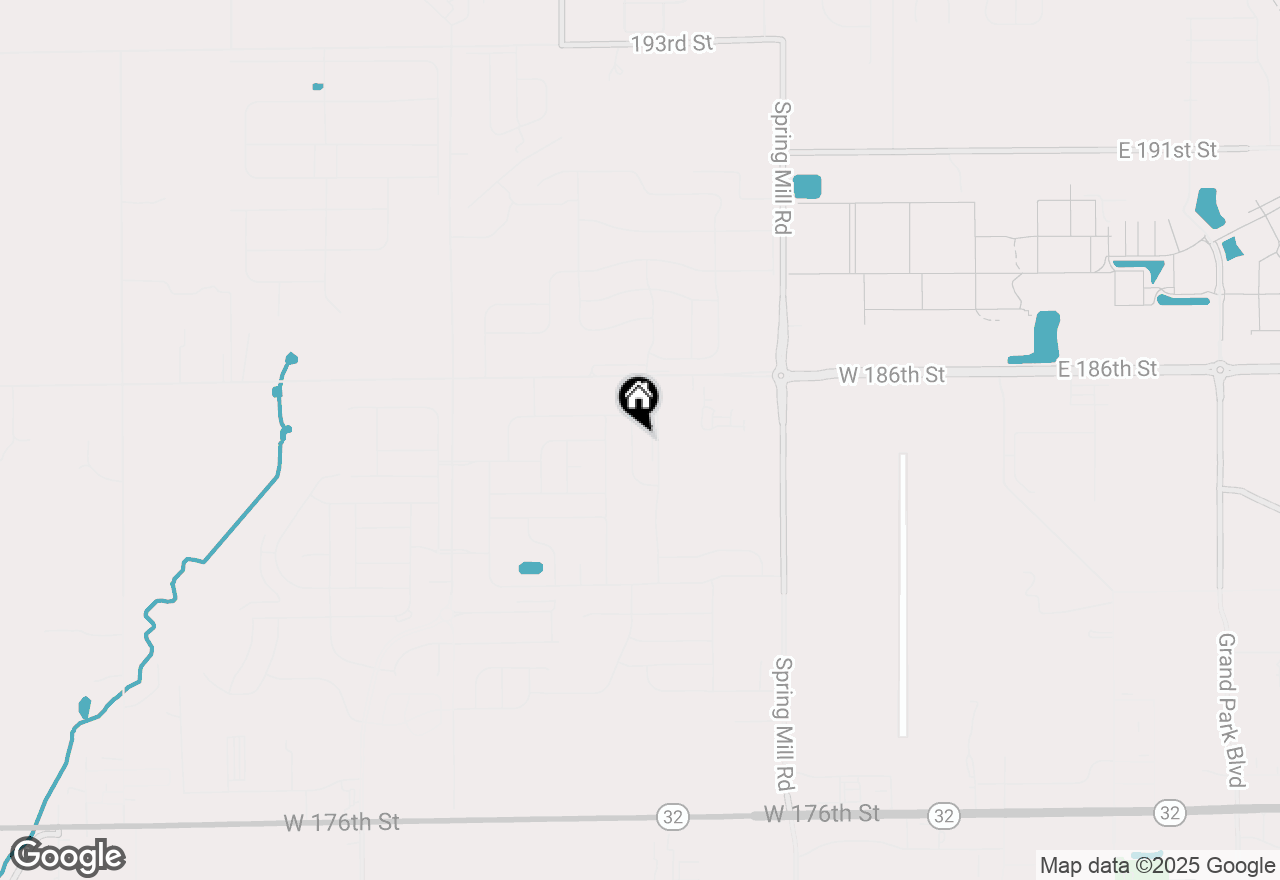 Map of 18459 Miles Lane, Westfield, IN 46074