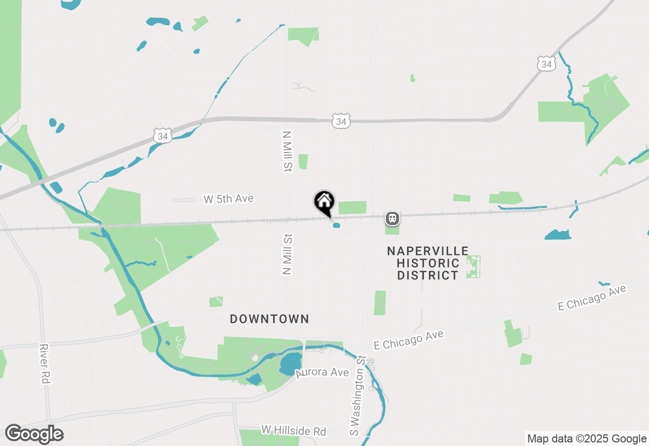 Map of 209 Box Car Avenue, Naperville, IL 60540