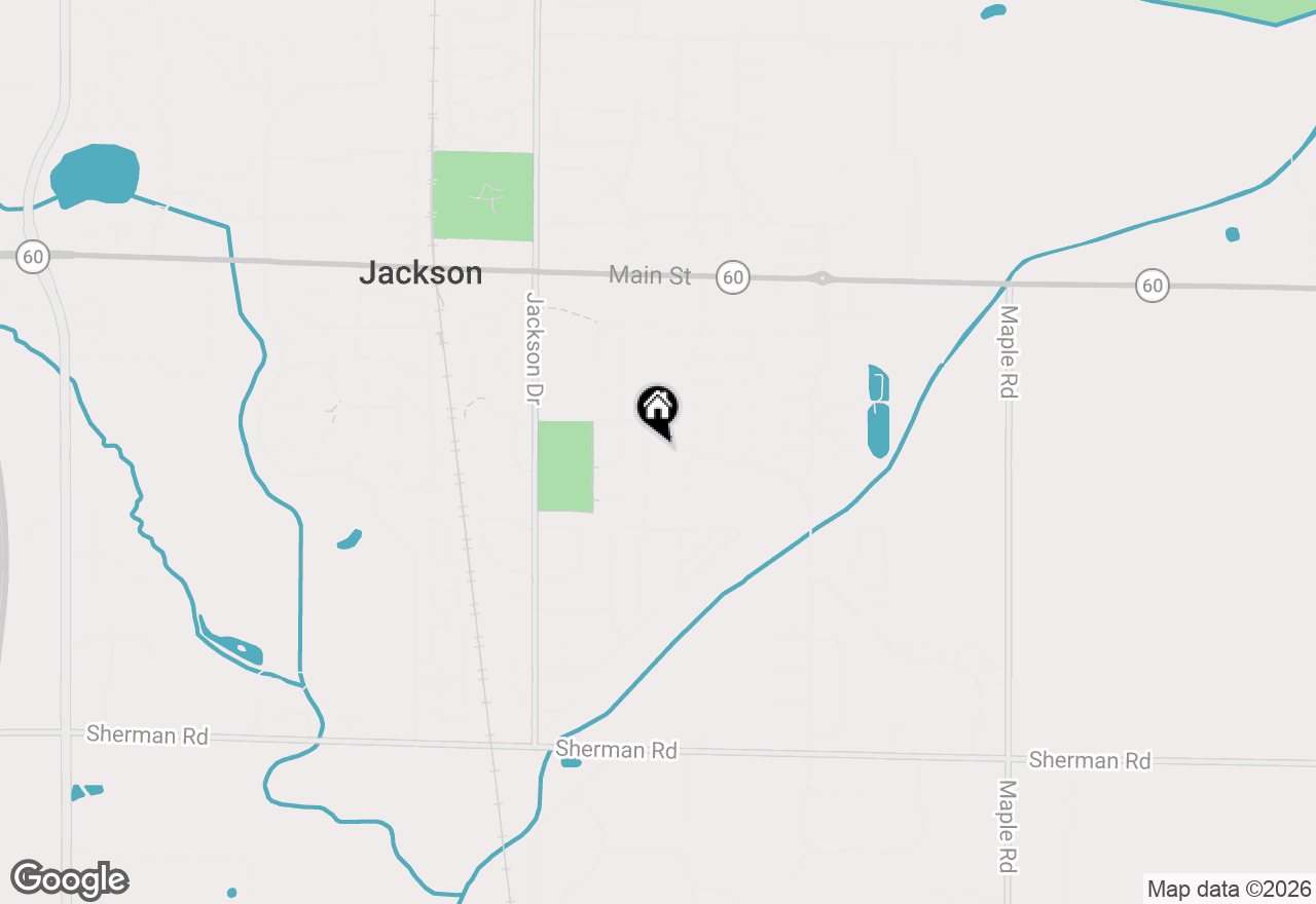Map of W200N16500 Pine Dr, Jackson, WI 53037