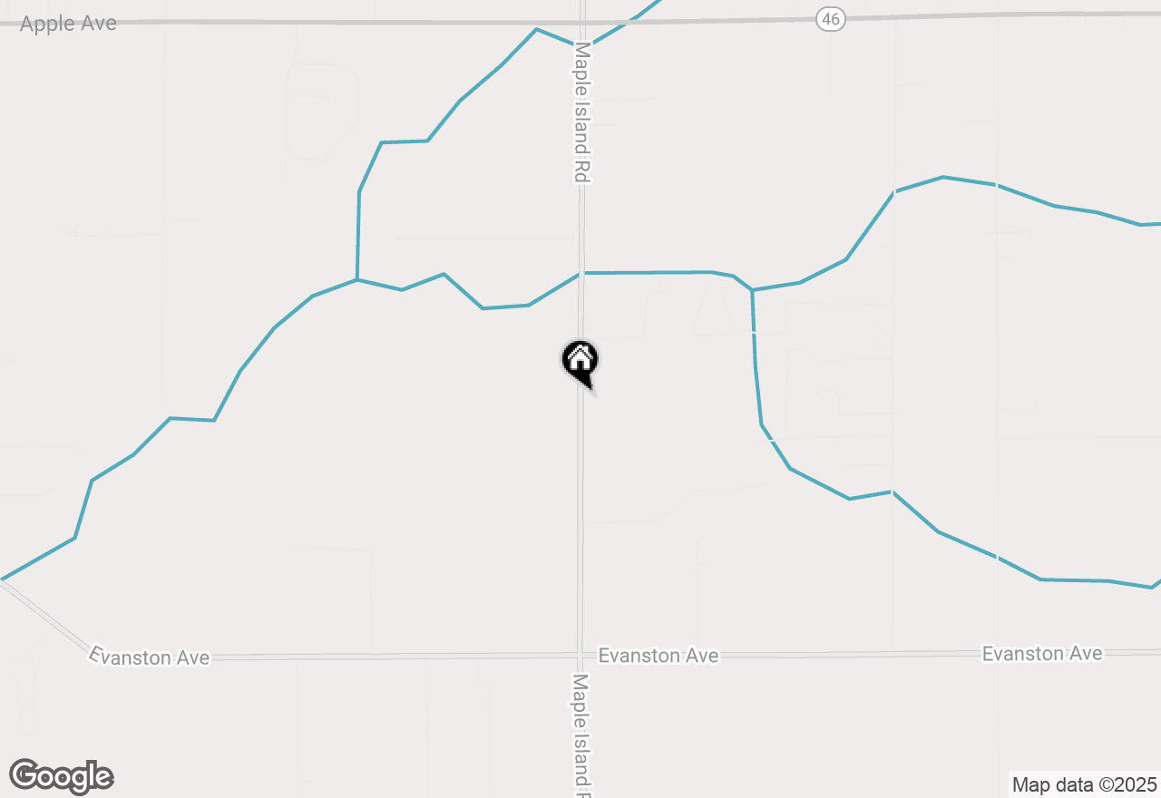 Map of 1700 S Maple Island Road, Muskegon, MI 49442