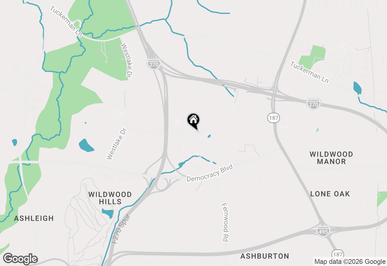 Map of 6680 Eames Way, Bethesda, MD 20817