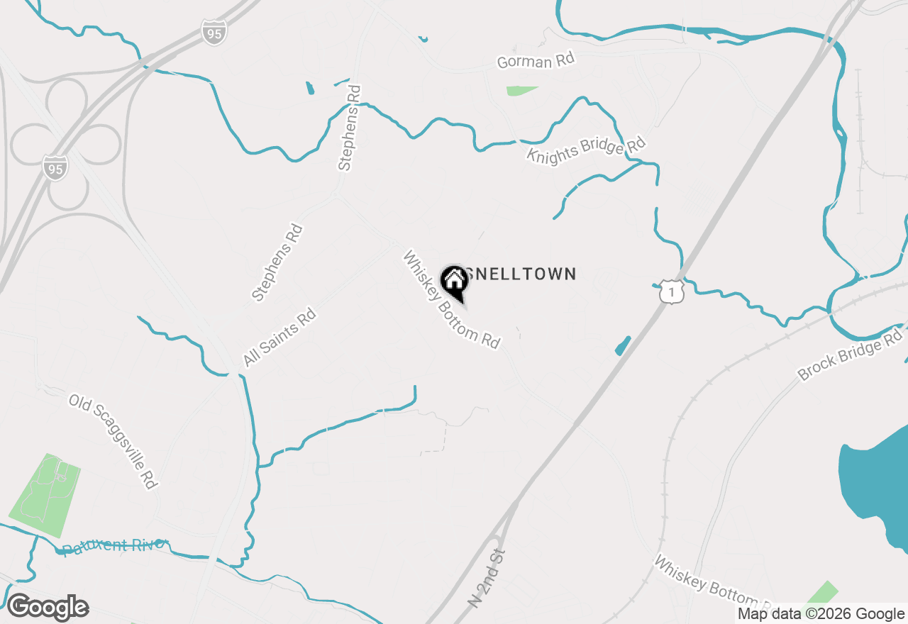 Map of 9319 Holly Brothers Court, Laurel, MD 20723