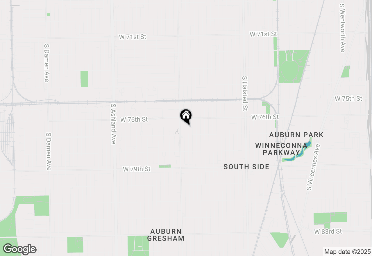 Map of 7634 S May Street, Chicago, IL 60620