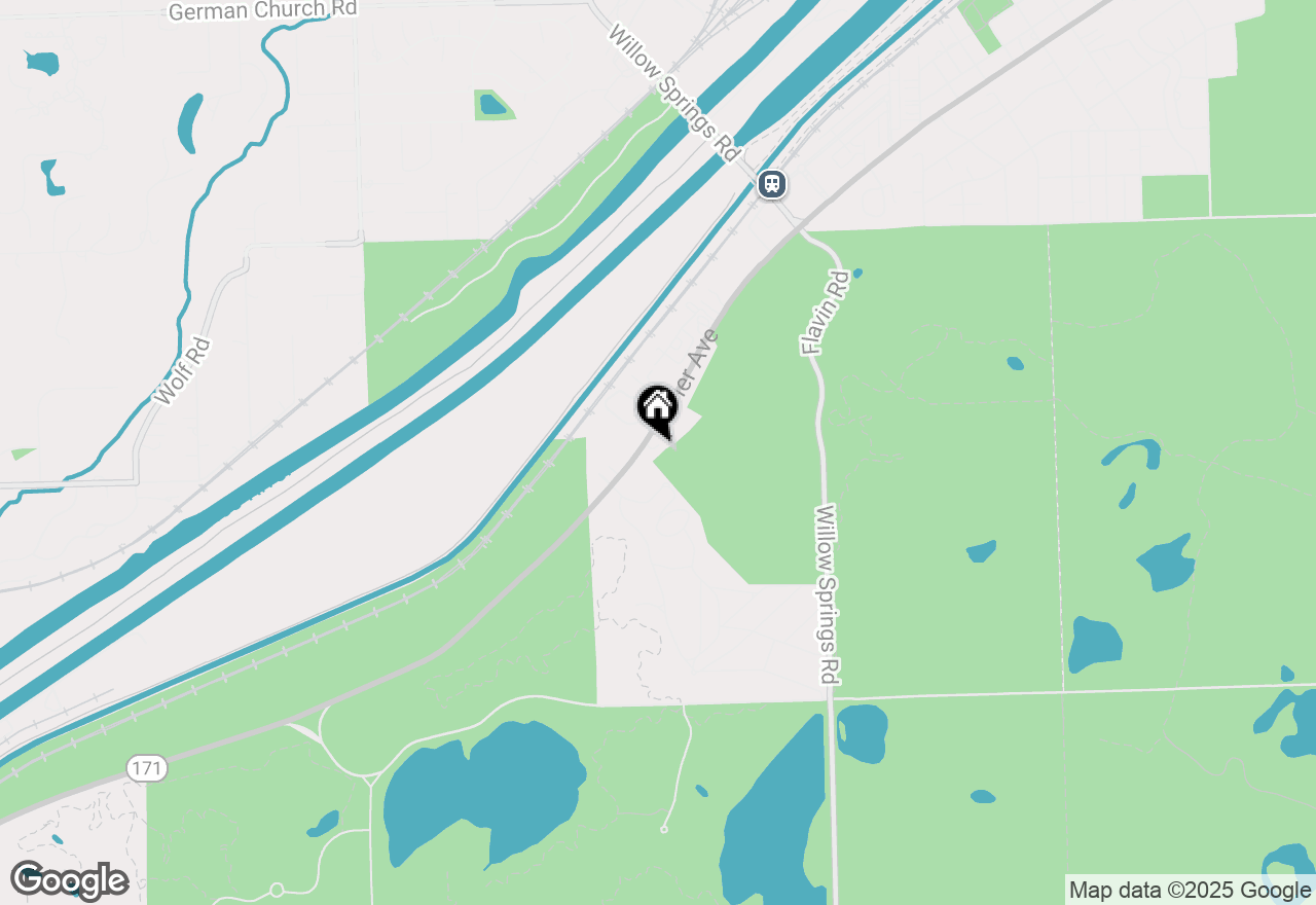 Map of 9051 Archer Avenue, Willow Springs, IL 60480