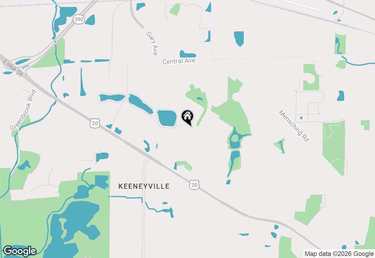 Map of 407 Chelsea Cove, Roselle, IL 60172