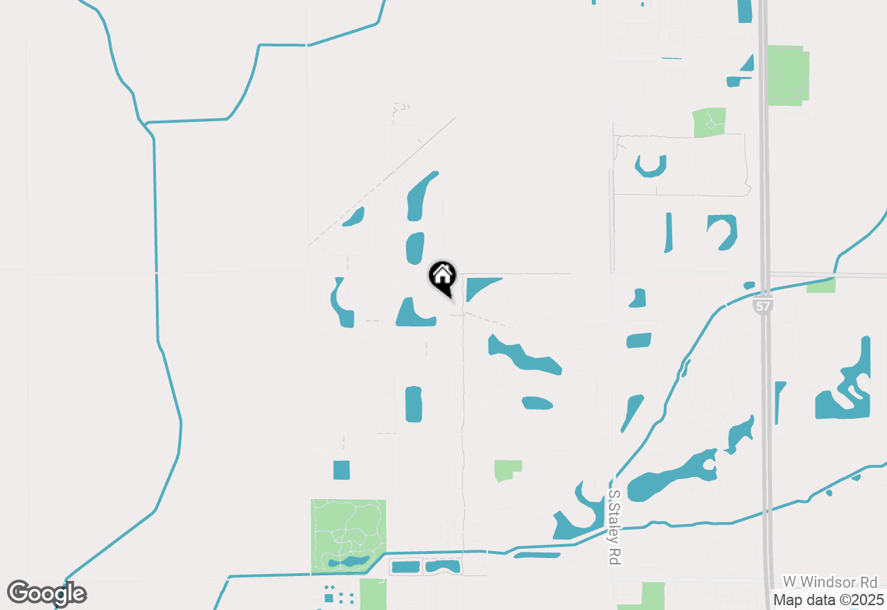 Map of 4709 Chestnut Grove Drive, Champaign, IL 61822