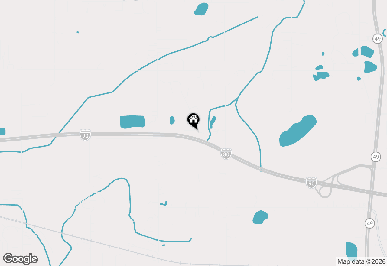 Map of 36 Karner Blue Court, Chesterton, IN 46304