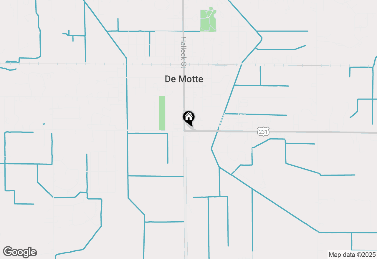 Map of 104 15th Street Se, Demotte, IN 46310