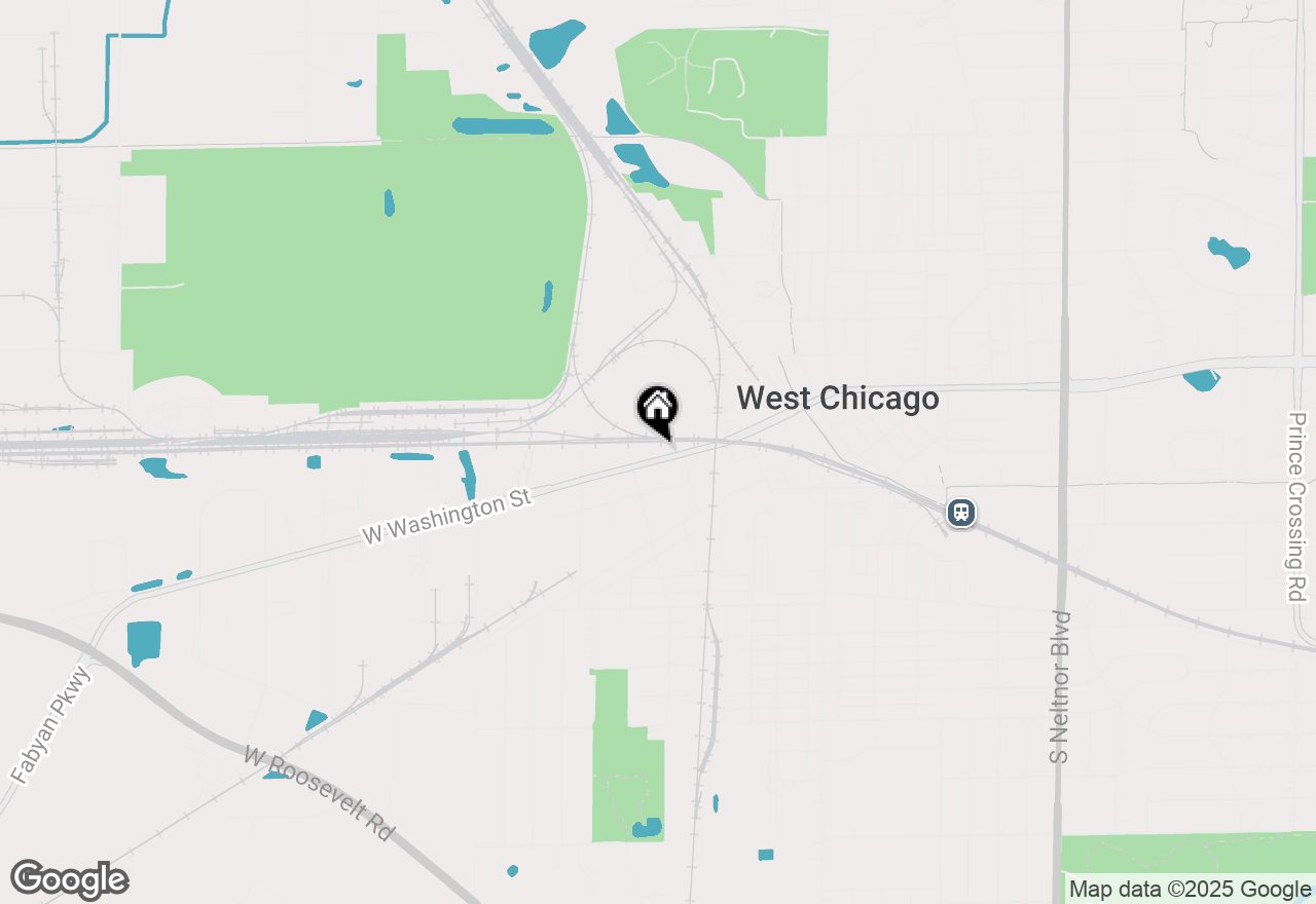 Map of 323 W Washington Street, West Chicago, IL 60185