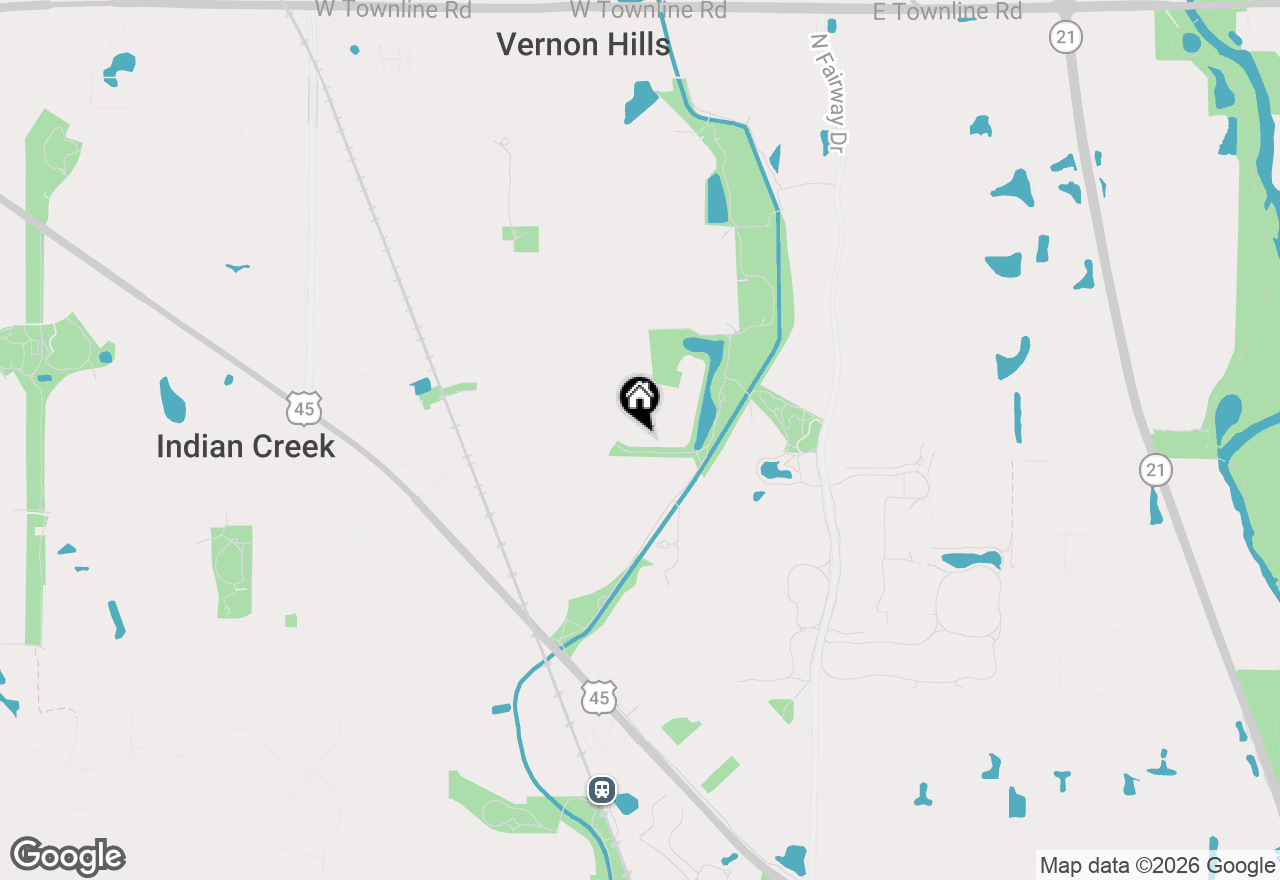 Map of 5 Malvern Lane, Vernon Hills, IL 60061