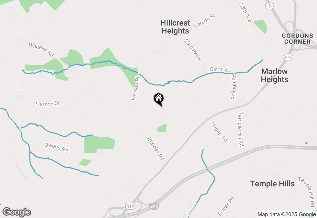 Map of 2515 Lime Street, Temple Hills, MD 20748