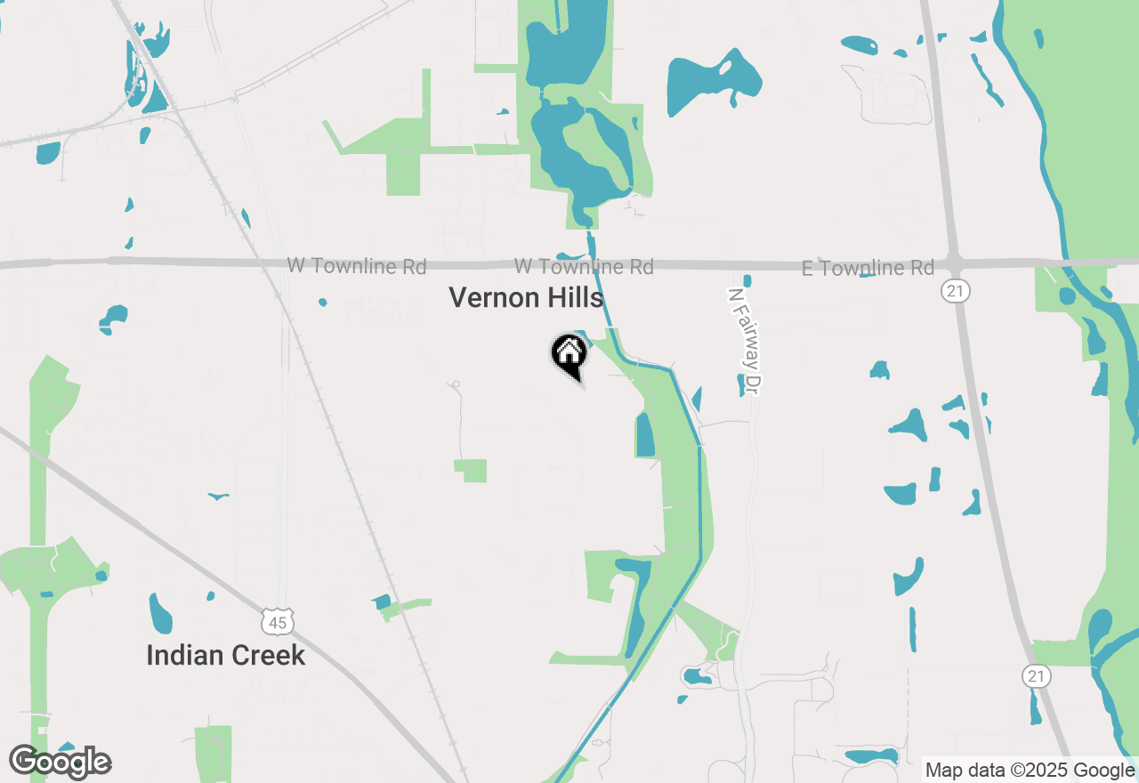 Map of 3 Greenvale Road, Vernon Hills, IL 60061