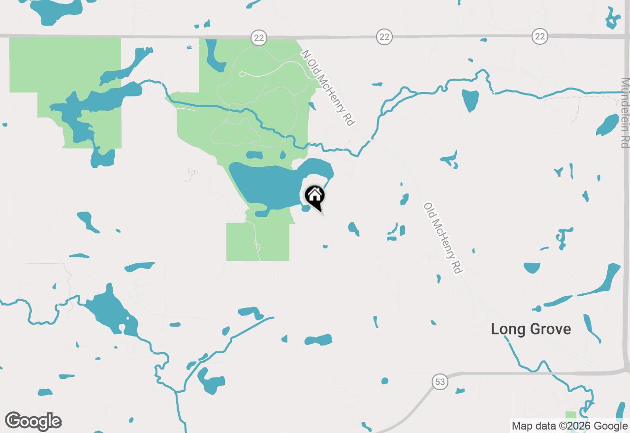 Map of 3613 Crestview Drive, Long Grove, IL 60047