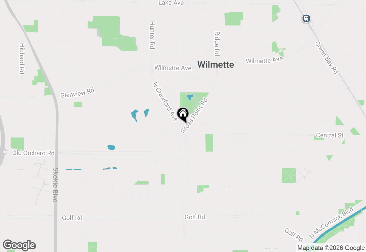 Map of 2633 Crawford Avenue, Evanston, IL 60201