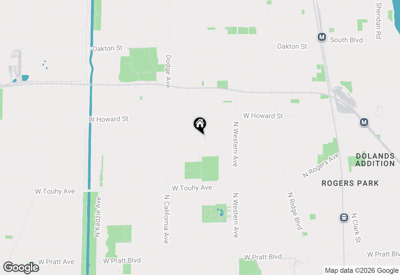Map of 7448 N Rockwell Street, Chicago, IL 60645