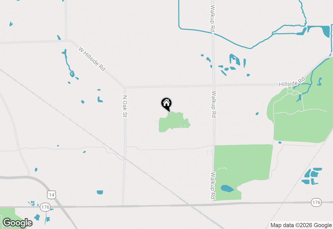 Map of 205 Shipland Drive, Crystal Lake, IL 60012
