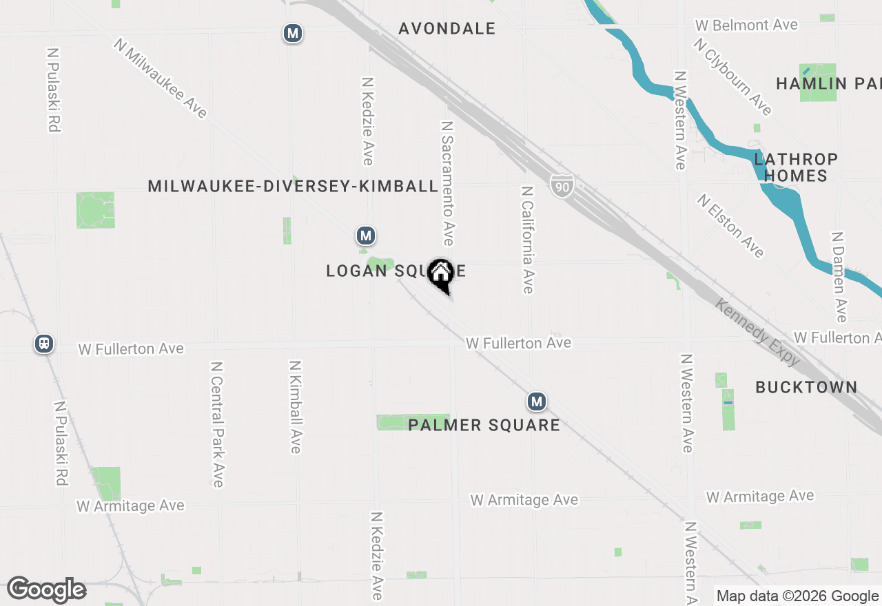 Map of 2481 N Milwaukee Avenue #202, Chicago, IL 60647