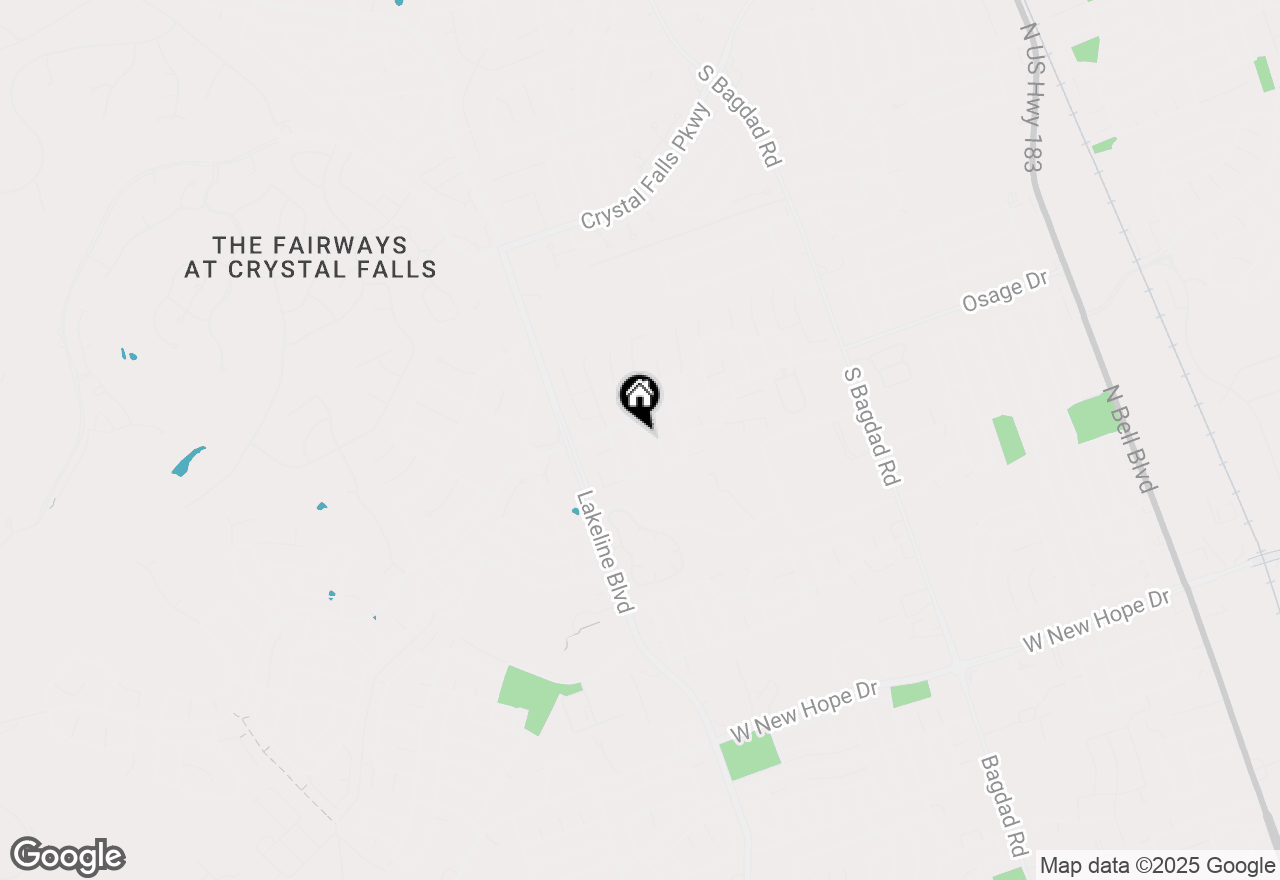 Map of 2708 Granite Creek Dr, Leander, TX 78641