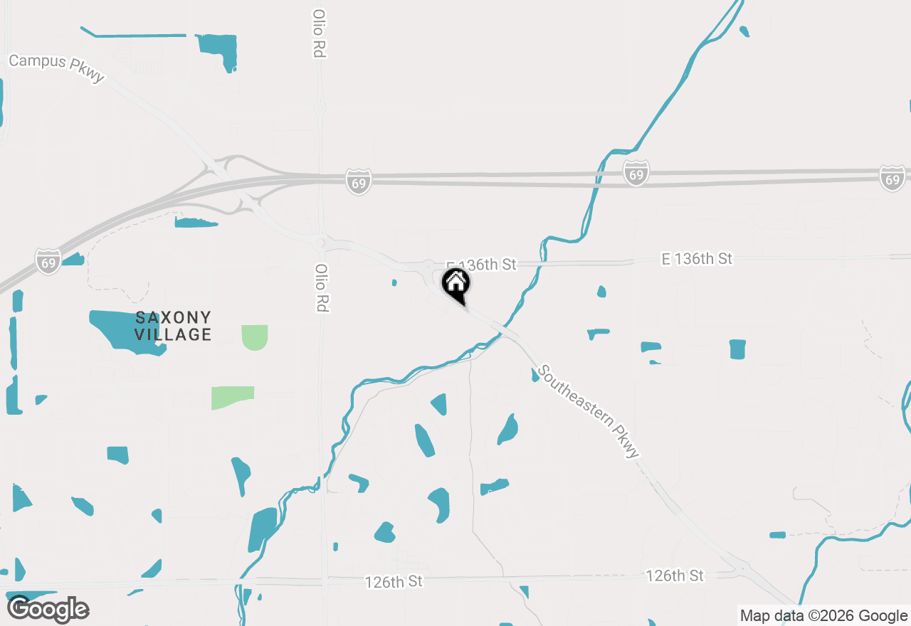 Map of 14350 Ludwell Court, Fishers, IN 46037