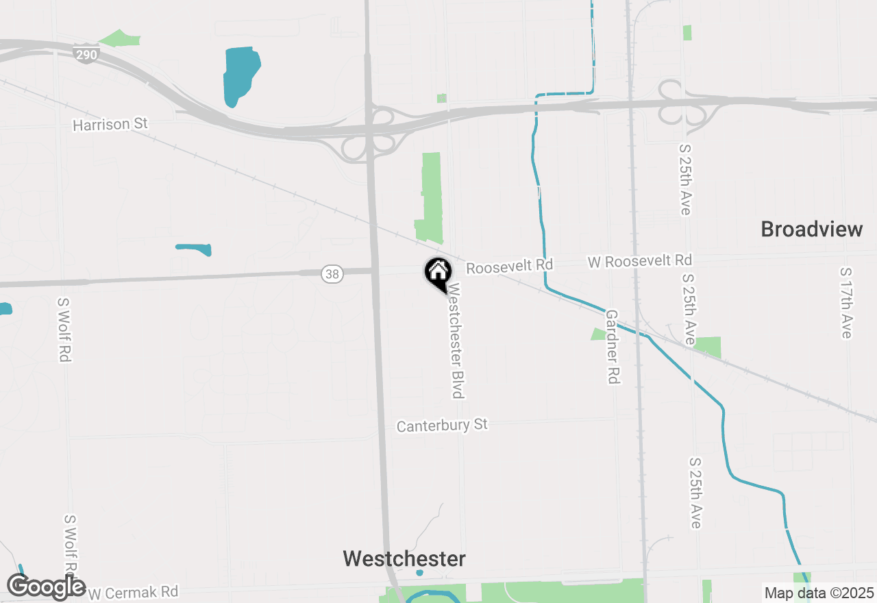 Map of 10351 Dickens Street #1W, Westchester, IL 60154