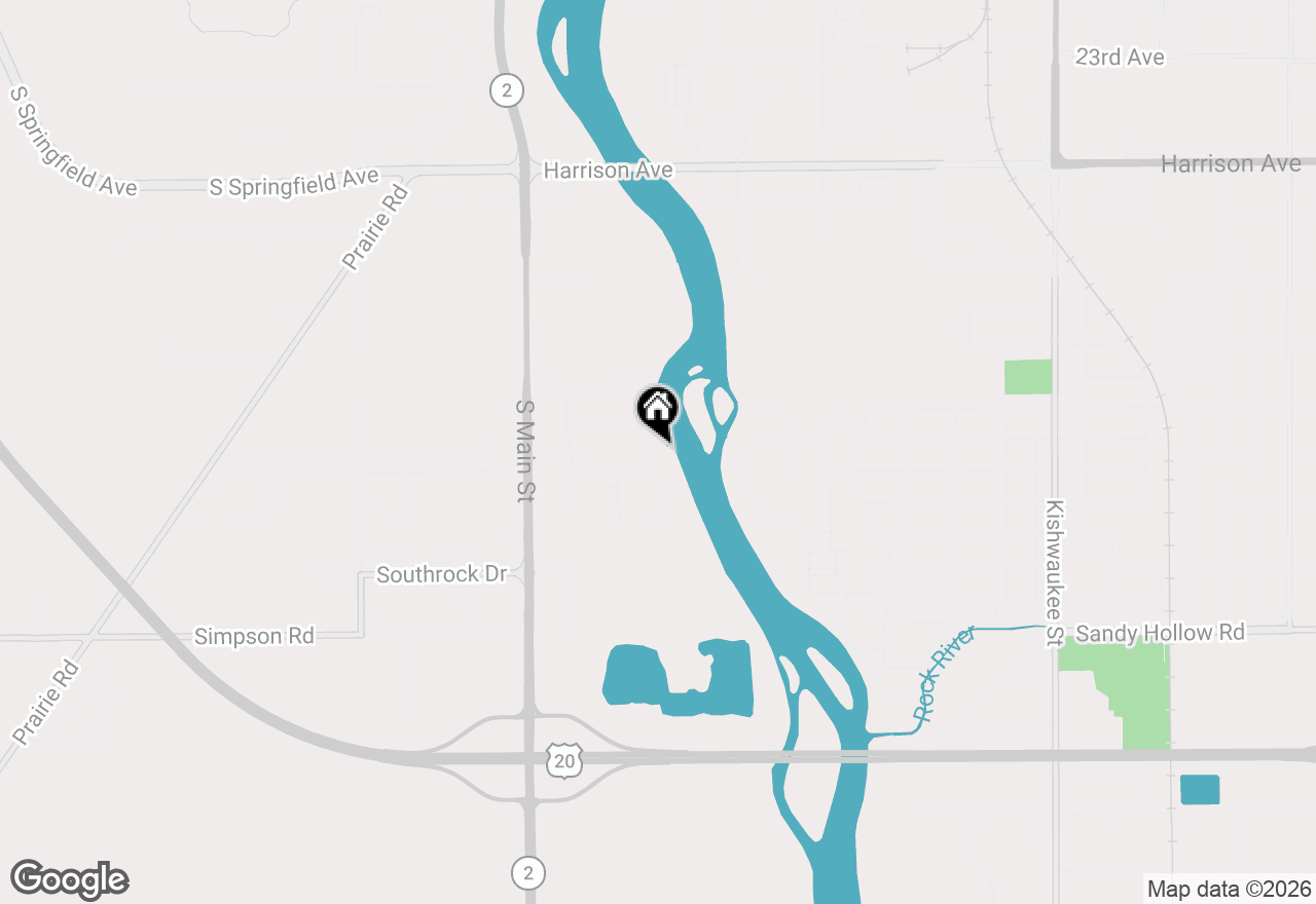 Map of 3646 Algonquin Boulevard, Rockford, IL 61102