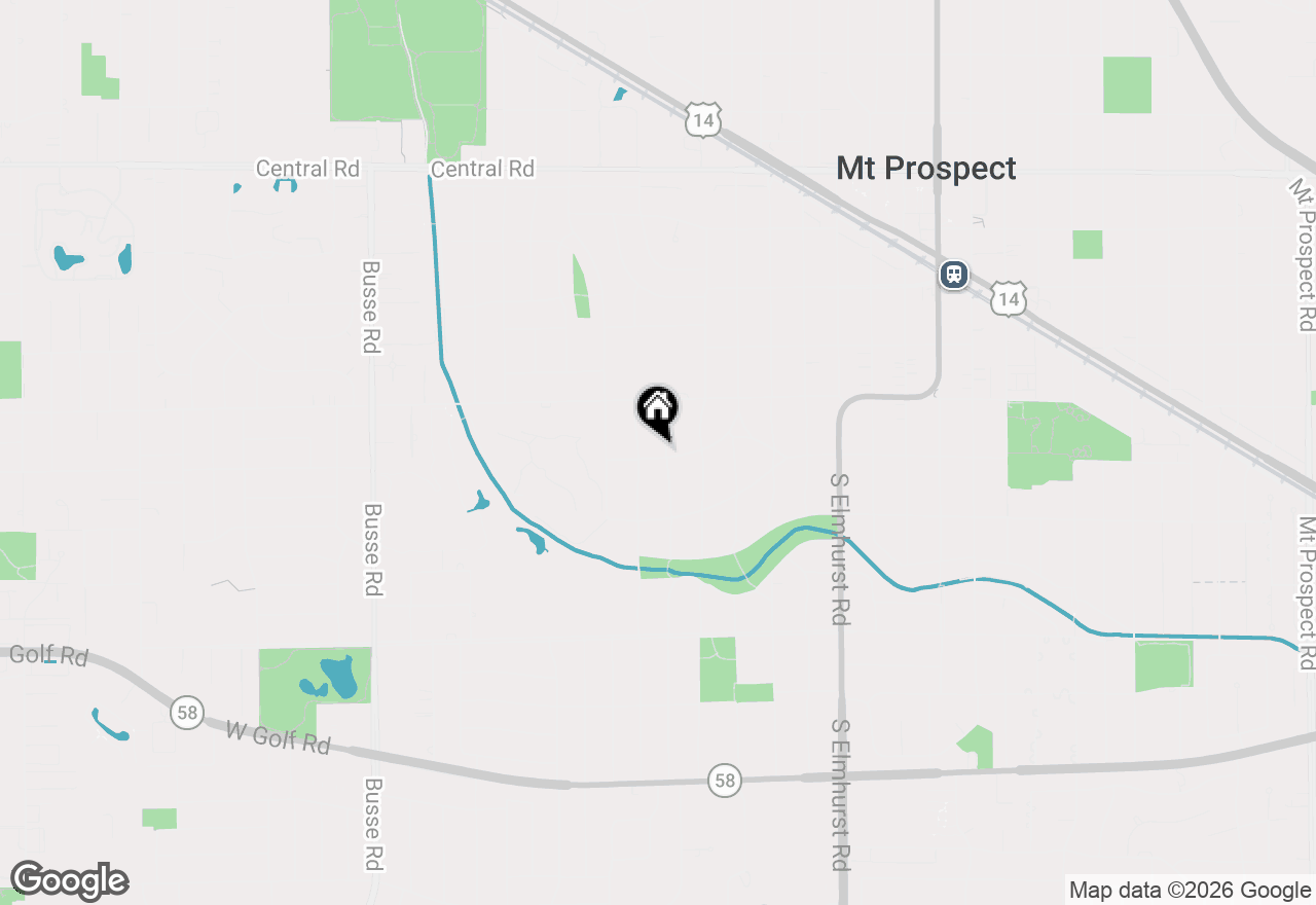 Map of 418 S Na Wa Ta Avenue, Mount Prospect, IL 60056