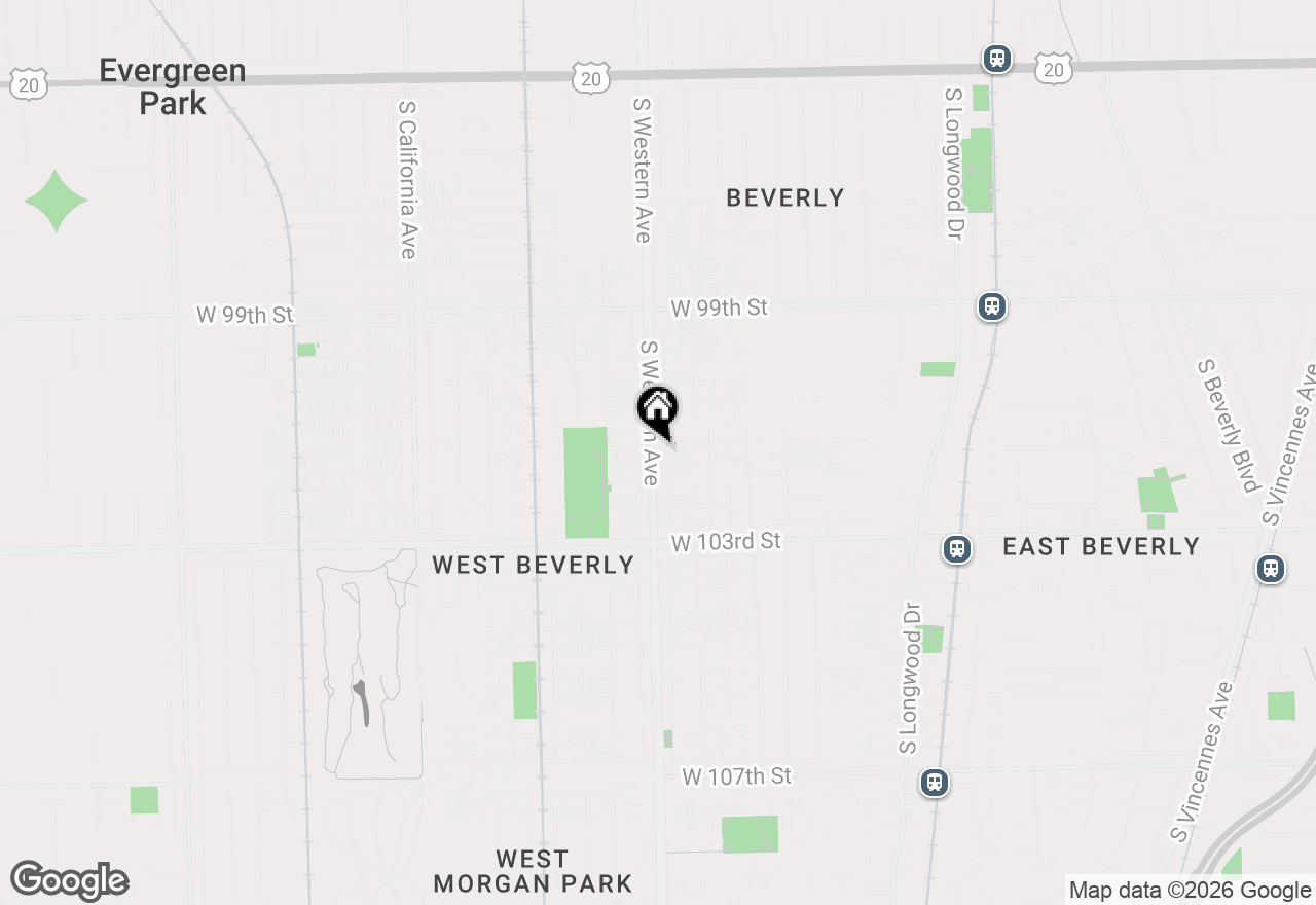 Map of 10127 S Western Avenue, Chicago, IL 60643