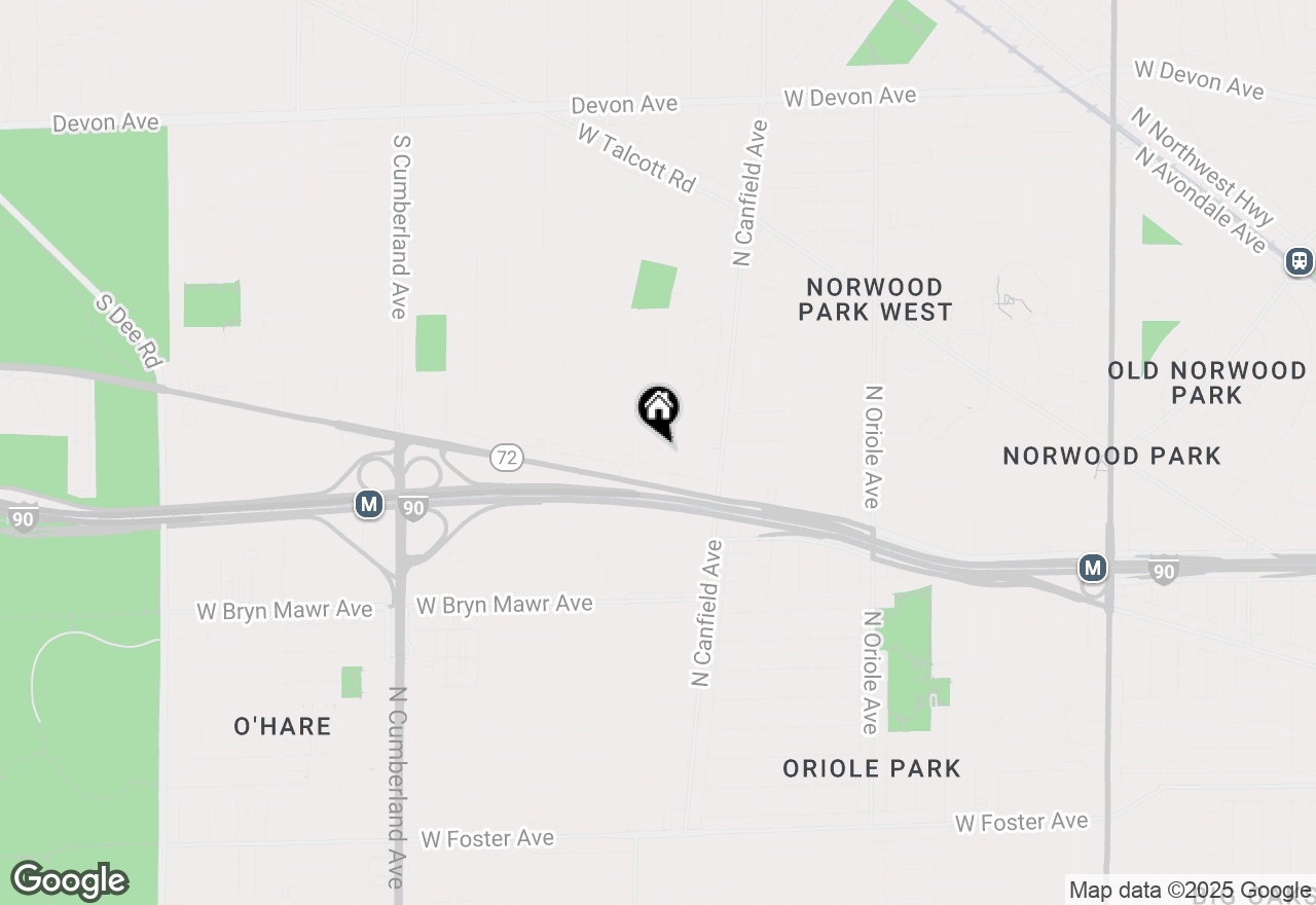 Map of 2004 Linden Avenue, Park Ridge, IL 60068