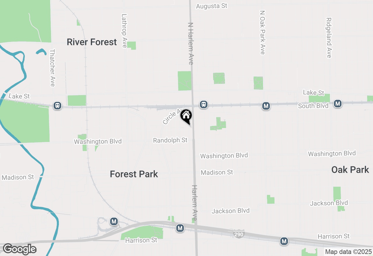 Map of 122 Elgin Avenue #2, Forest Park, IL 60130